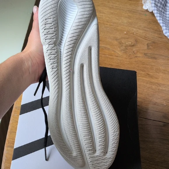 Adidas Men's Black and White Athletic Shoes - Picture 2 of 3